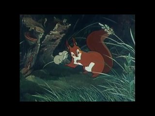 forest travelers (1951) - cartoon. mstislav pashchenko